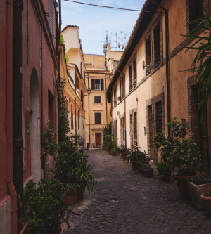 European style street apartment